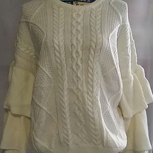 Triple Bell Sleeve Sweater